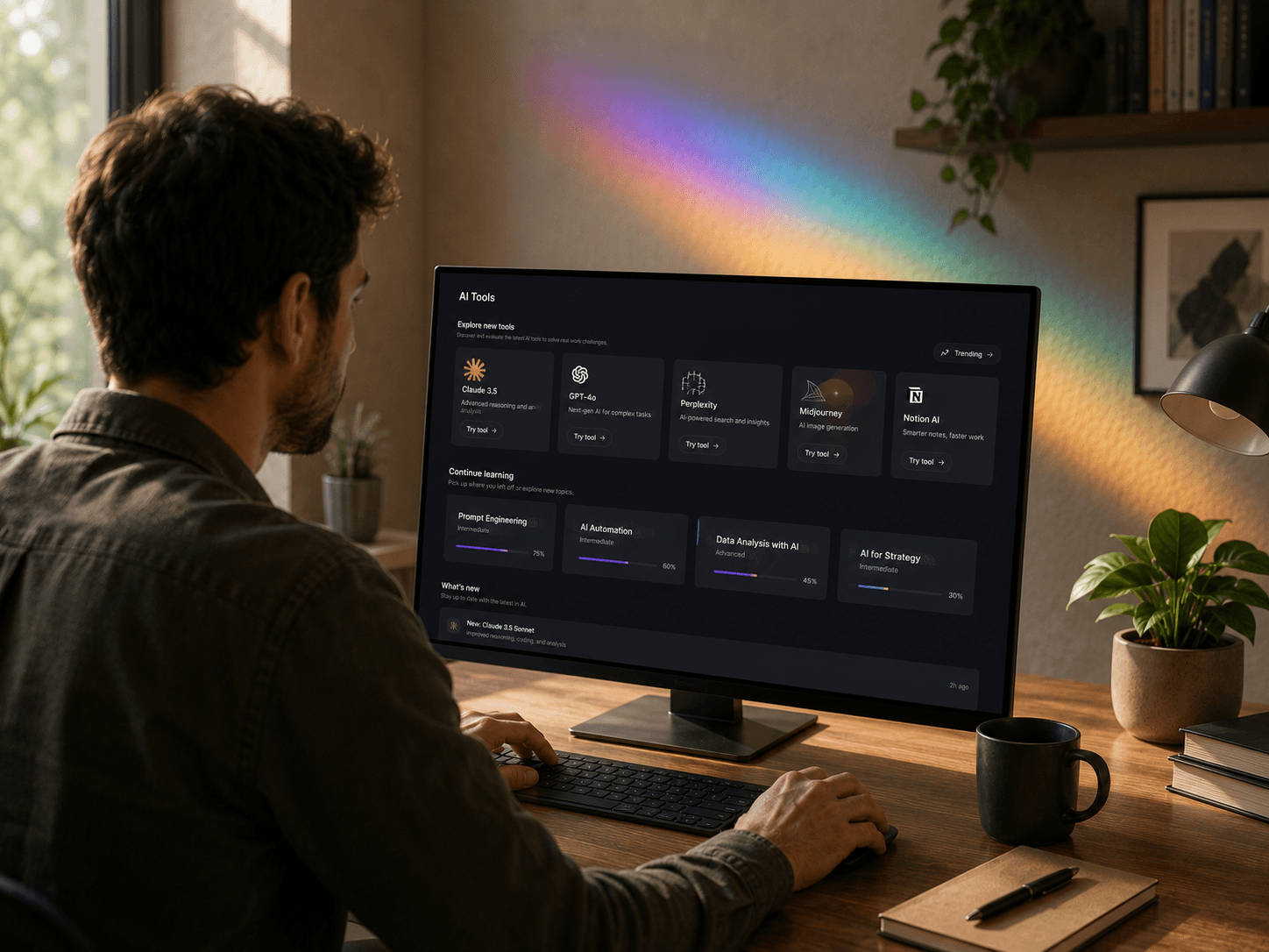 Exploring the latest AI tools on a workstation