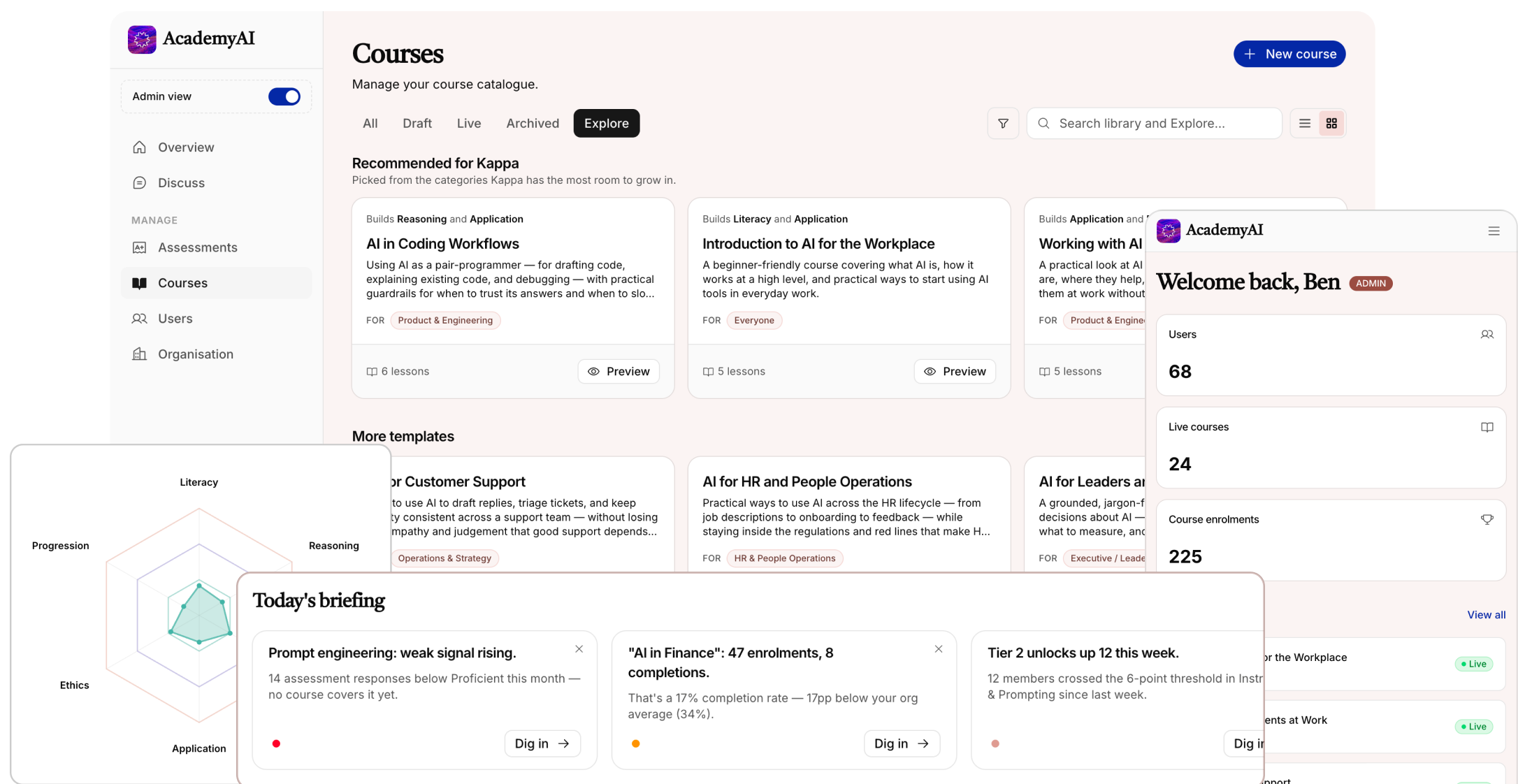 The AcademyAI app