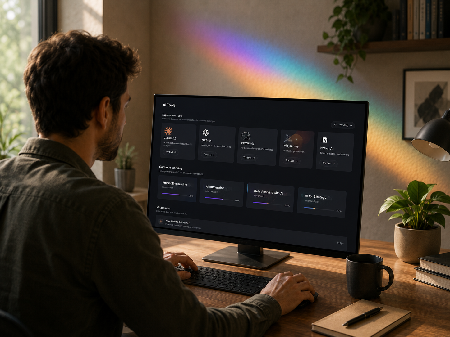 Exploring the latest AI tools on a workstation